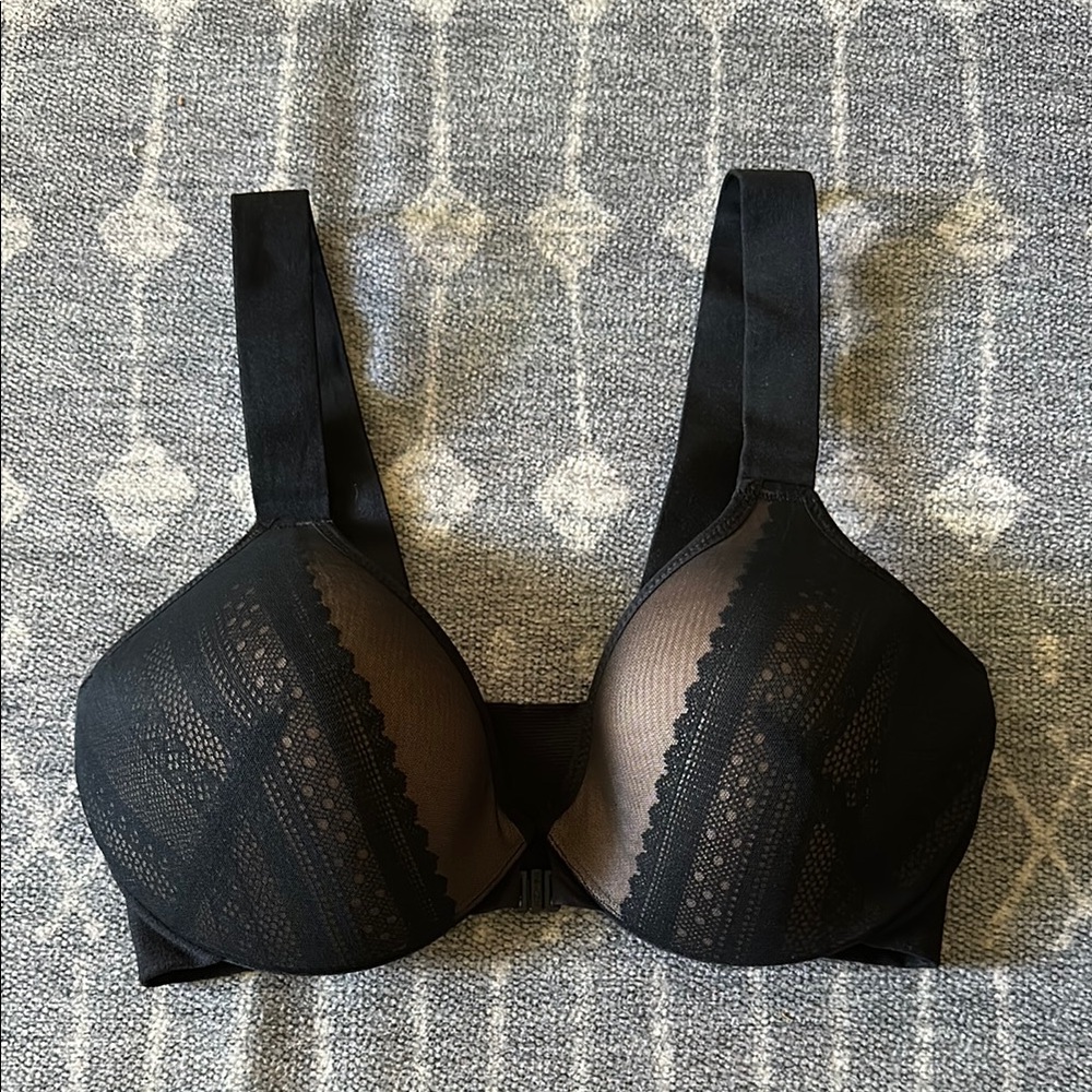 SPANX Black Lace Bra 34C